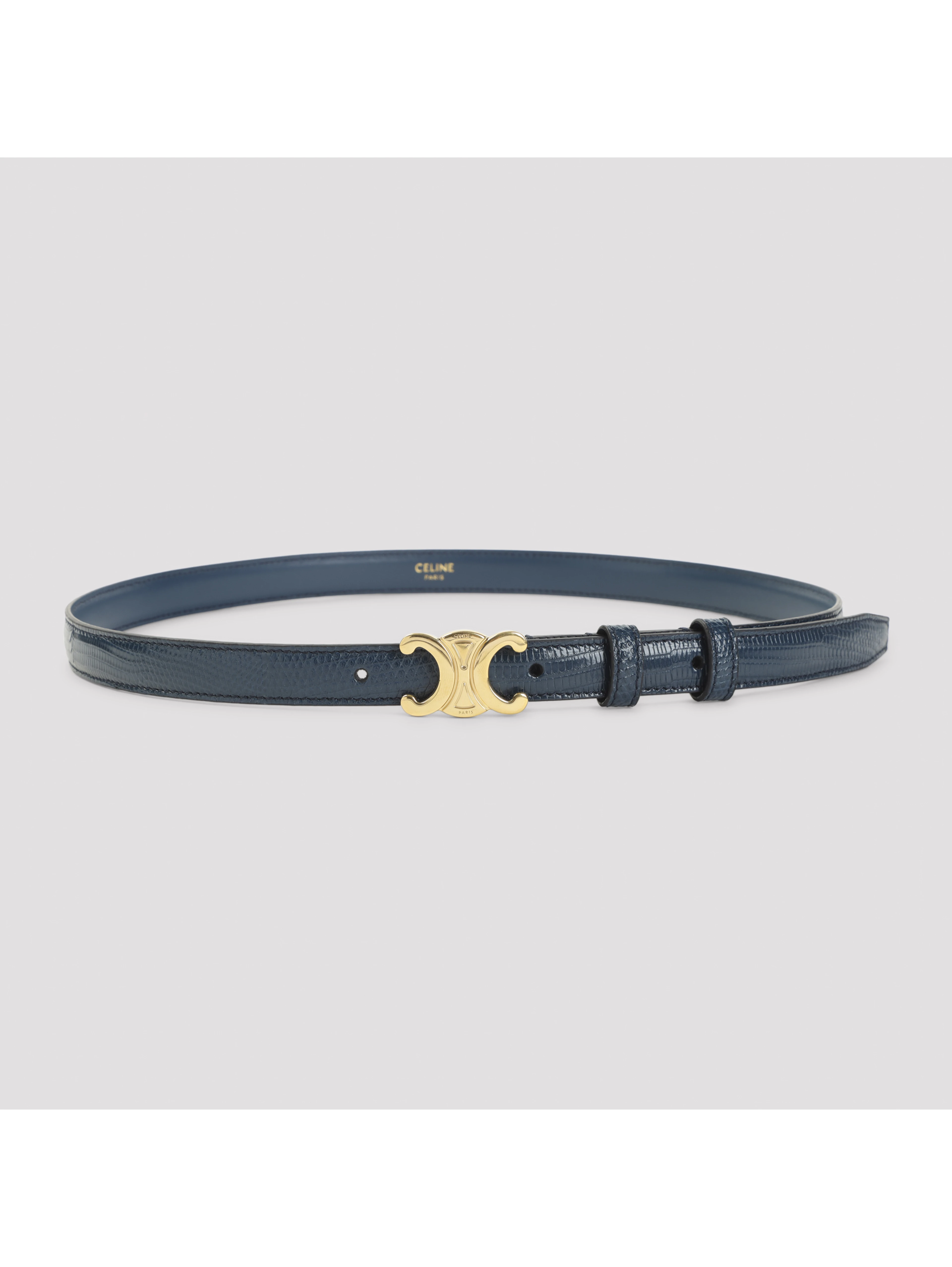 Celine Triomphe Leather Belt