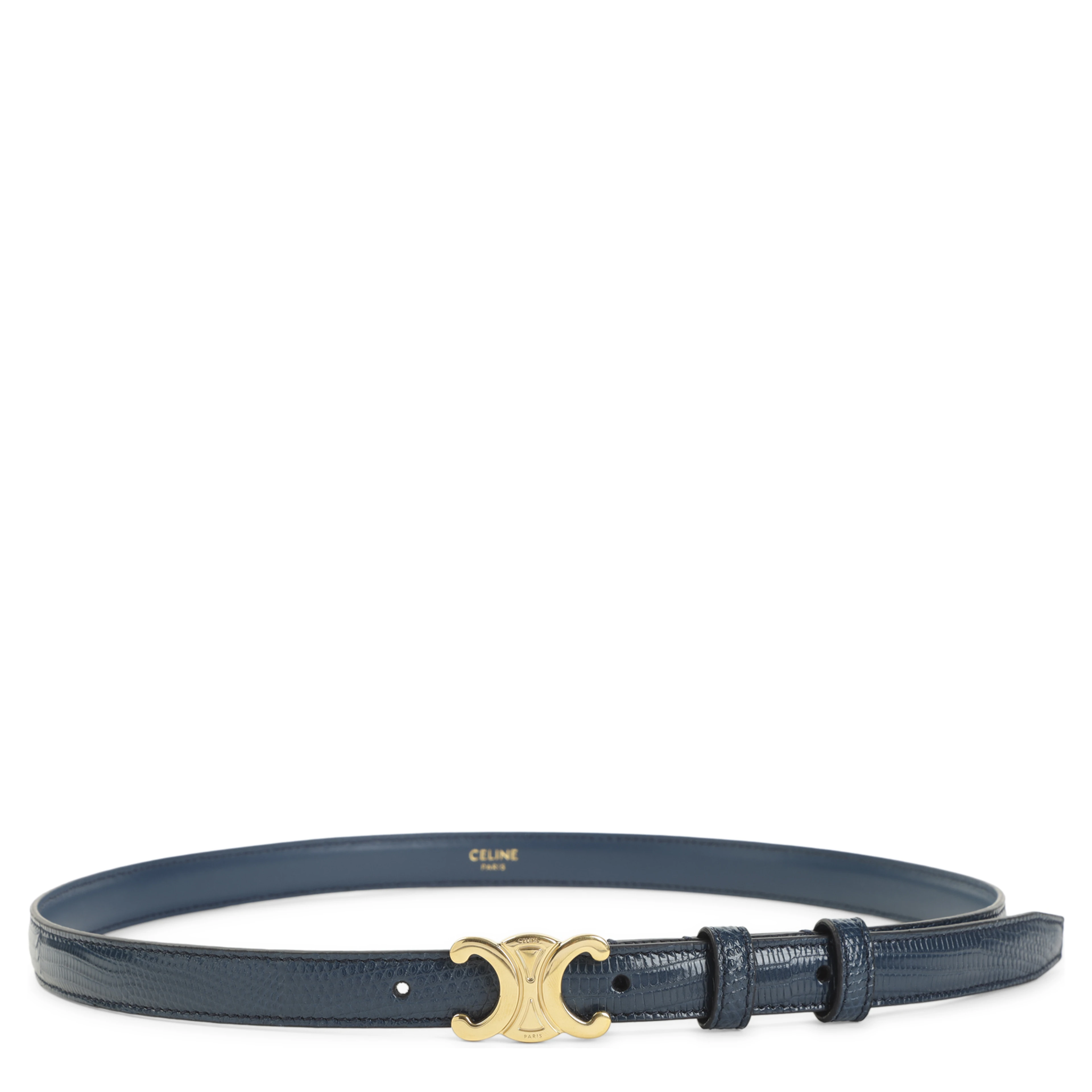 Celine Triomphe Leather Belt