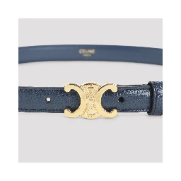 Celine Triomphe Leather Belt