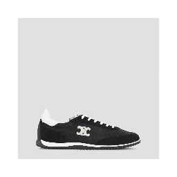 Celine Low Lace-up Sneakers With Triomphe