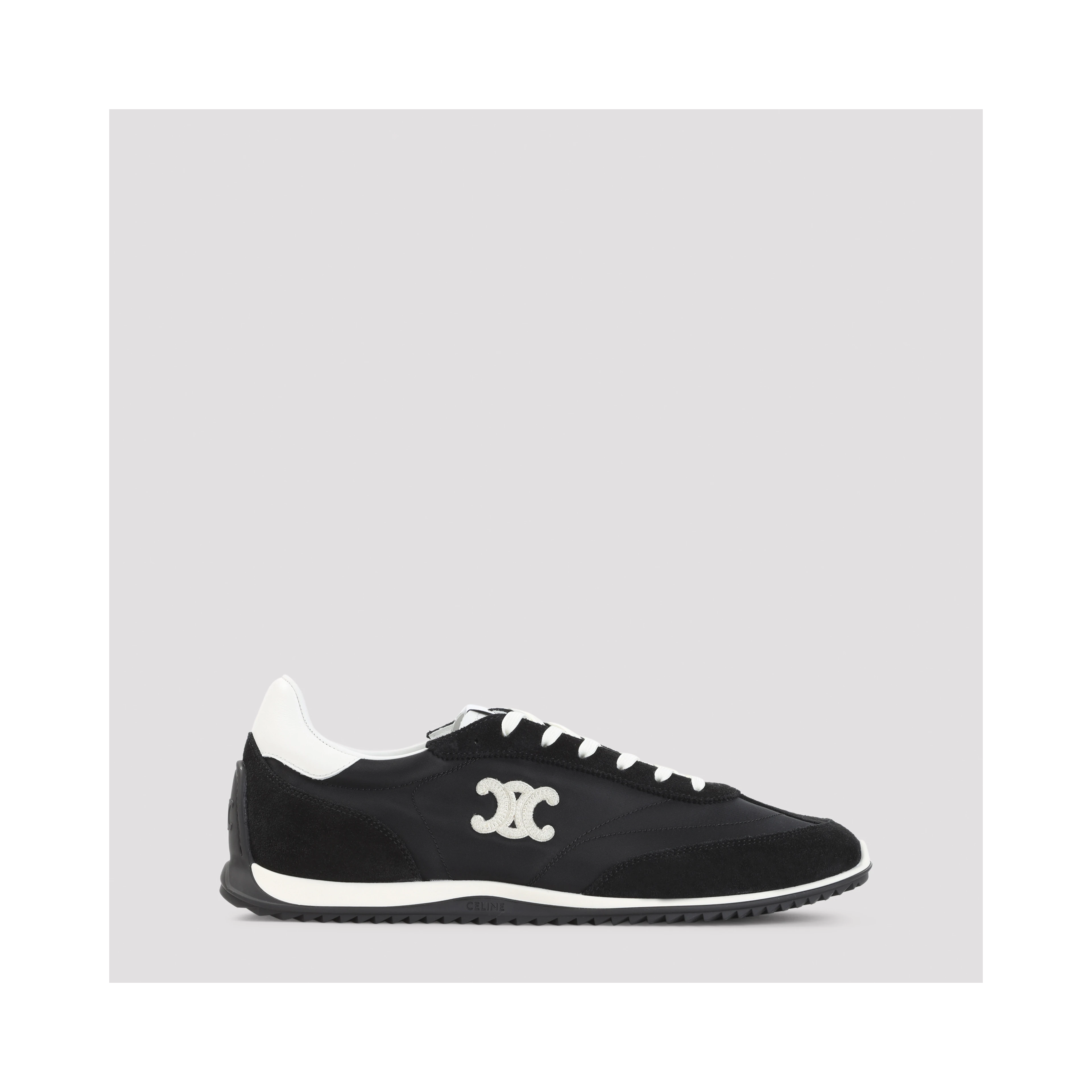 Celine Low Lace-up Sneakers With Triomphe