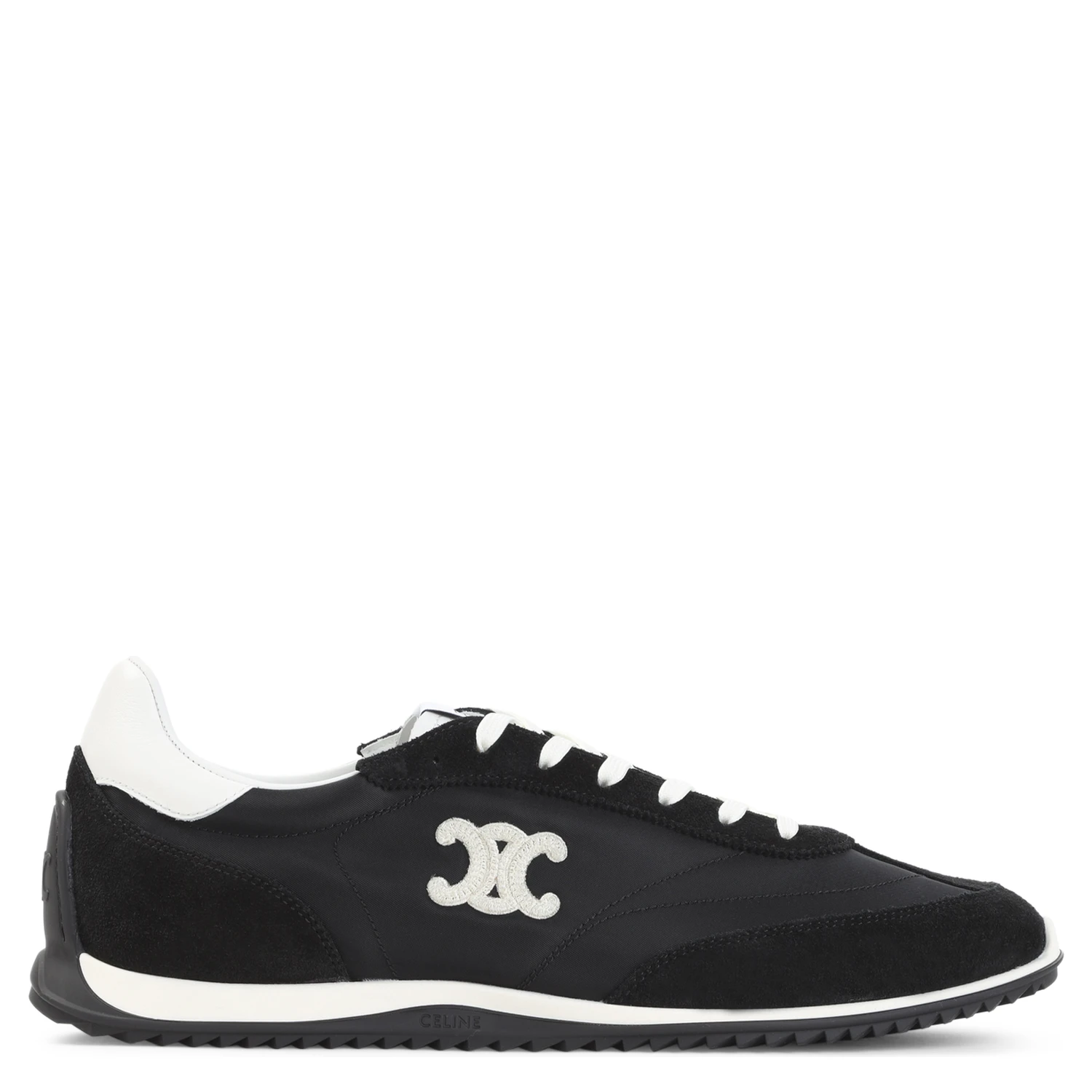 Celine Low Lace-up Sneakers With Triomphe