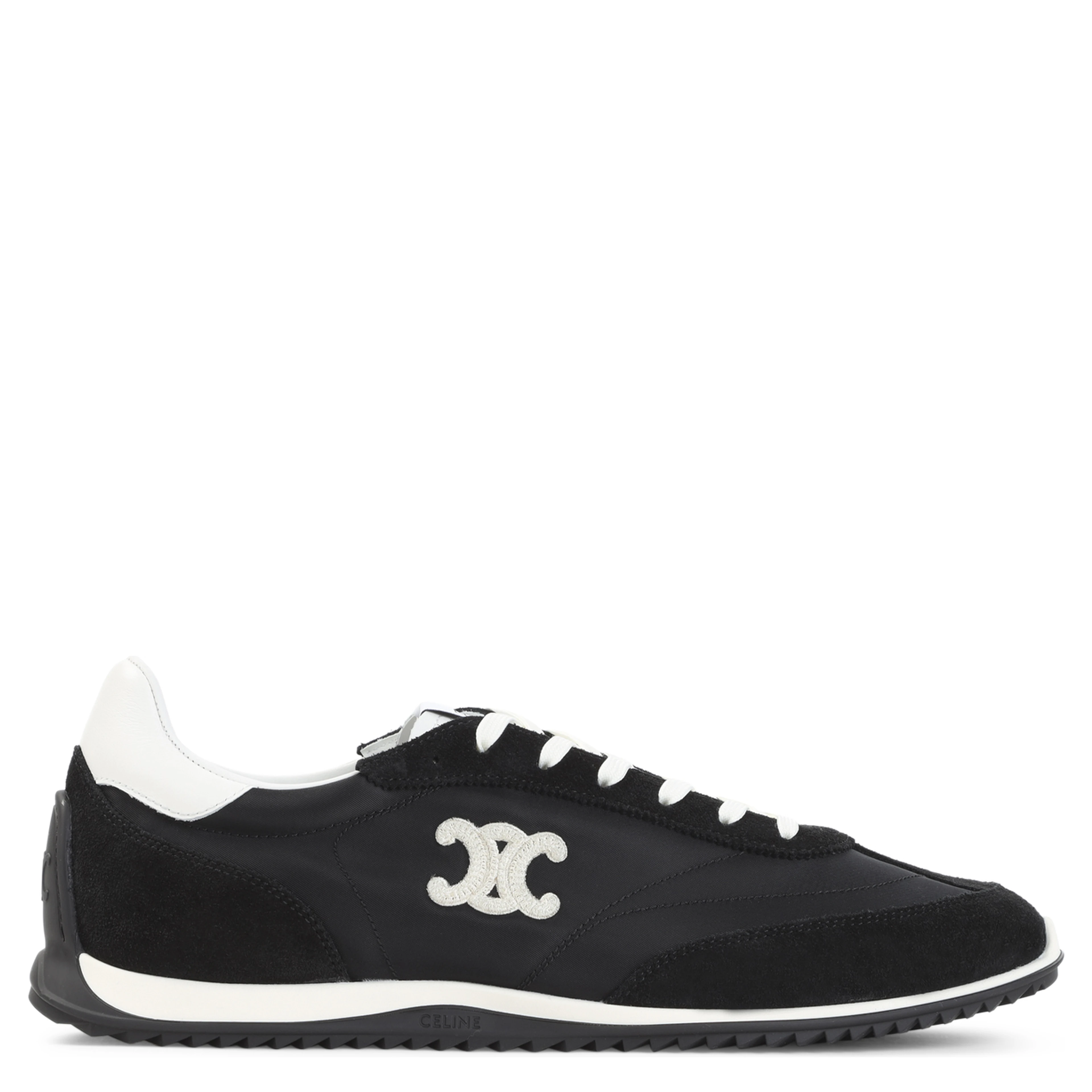 Celine Low Lace-up Sneakers With Triomphe