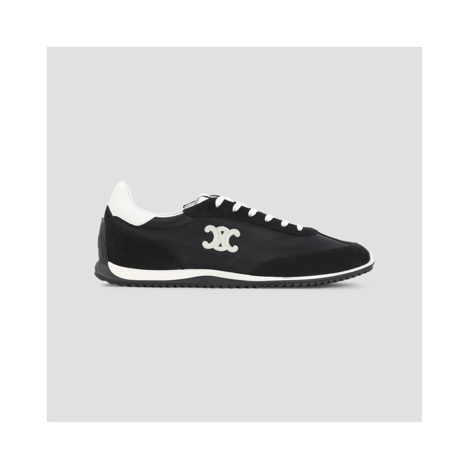 Celine Low Lace-up Sneakers With Triomphe