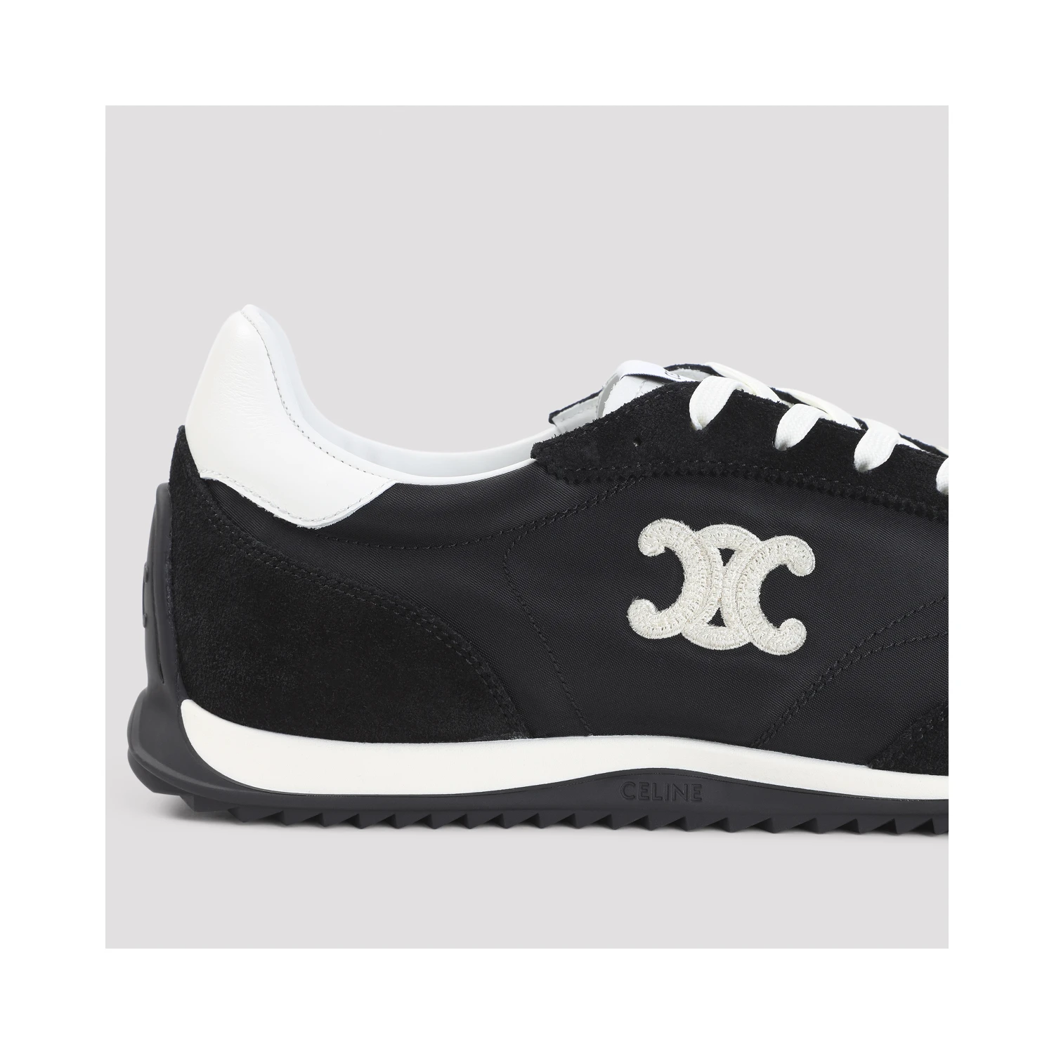 Celine Low Lace-up Sneakers With Triomphe