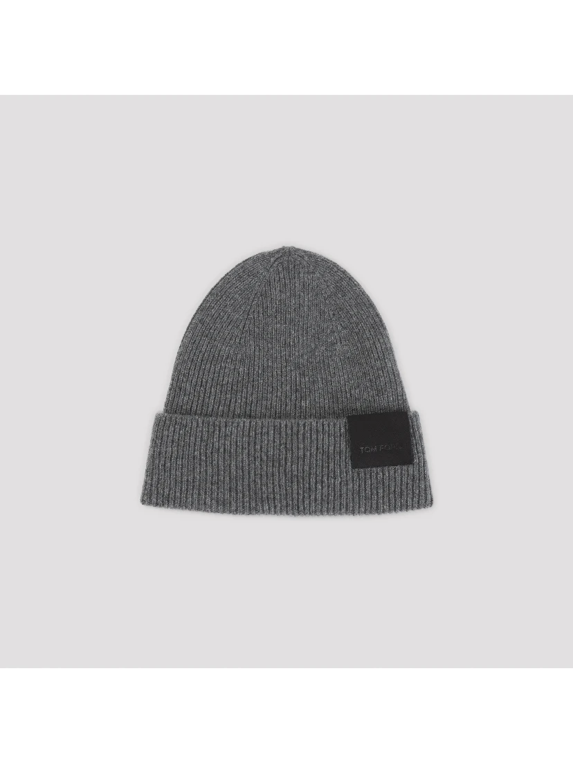 Tom Ford Ribbed Cashmere Hat
