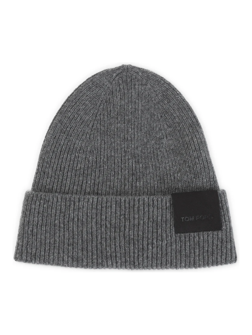 Tom Ford Ribbed Cashmere Hat