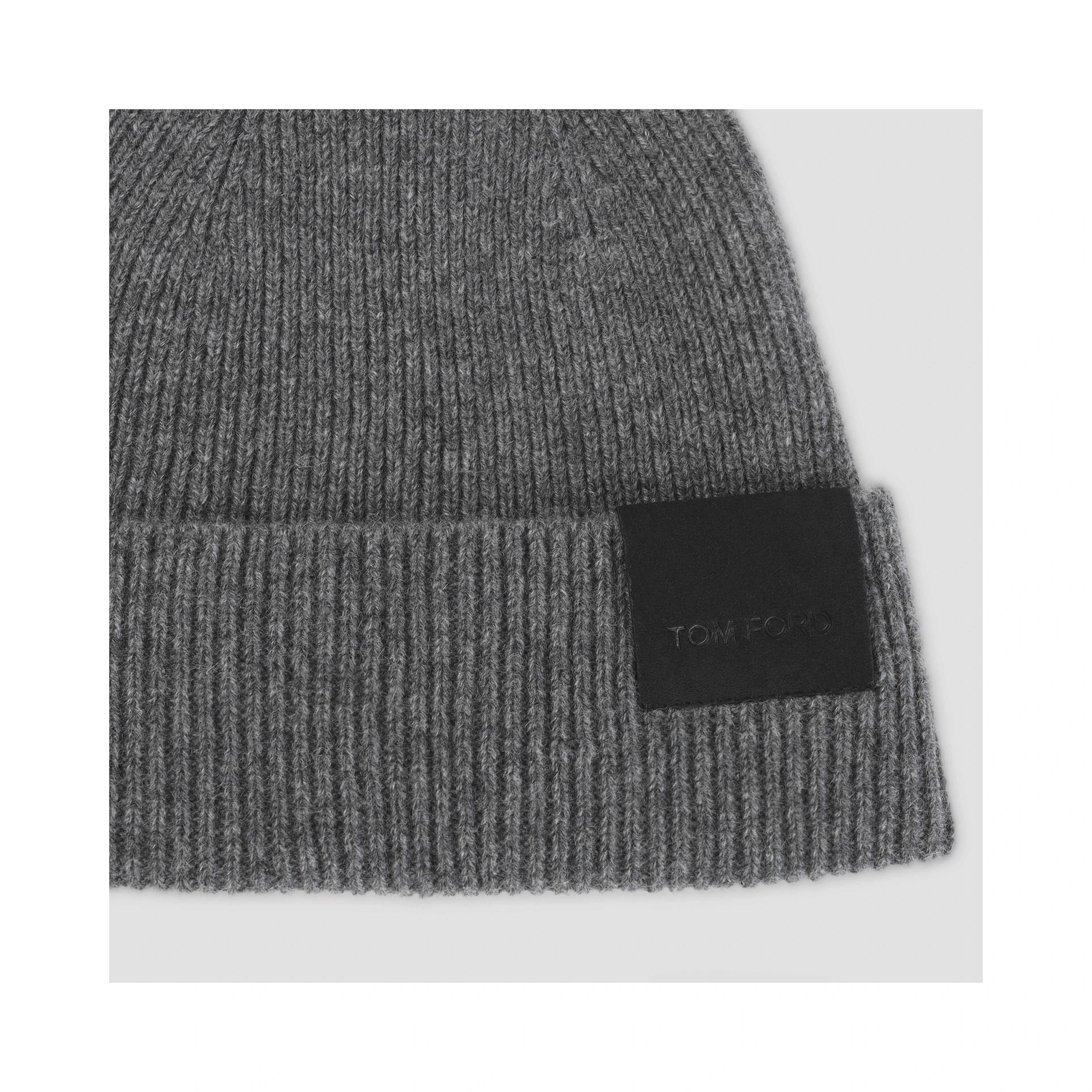 Tom Ford Ribbed Cashmere Hat