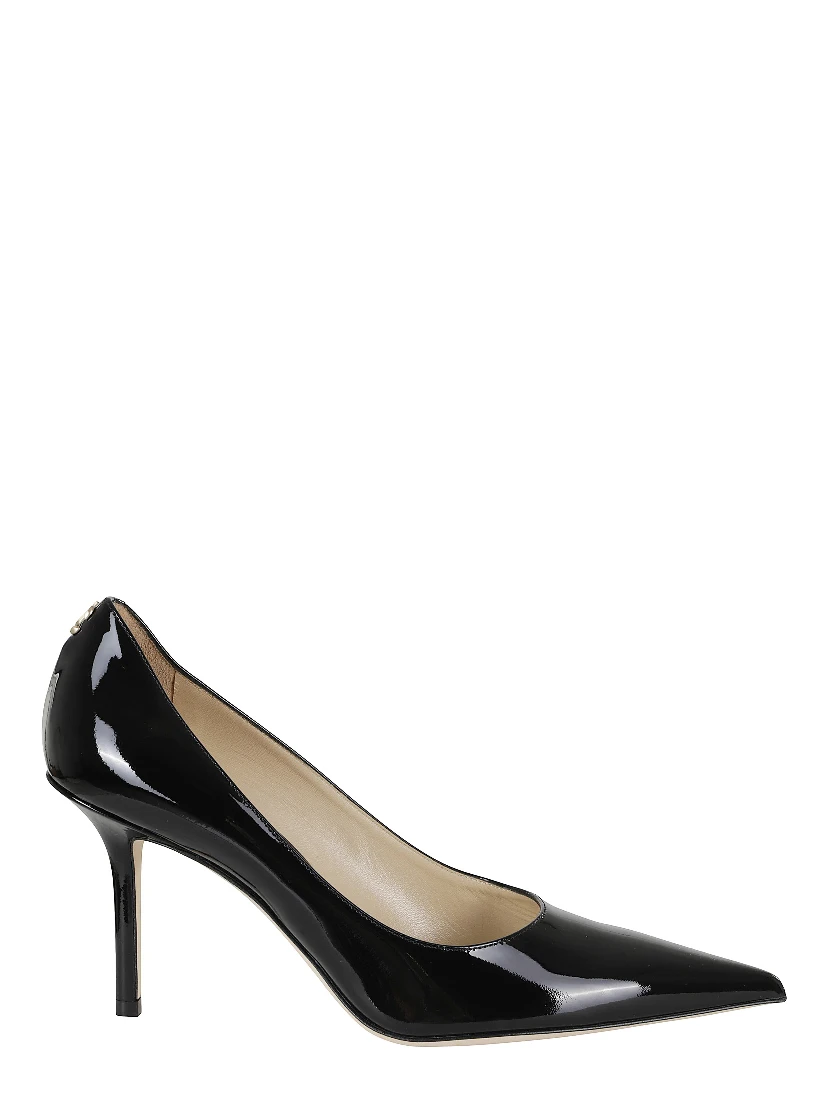 PATENT LEATHER W JC BUTTON