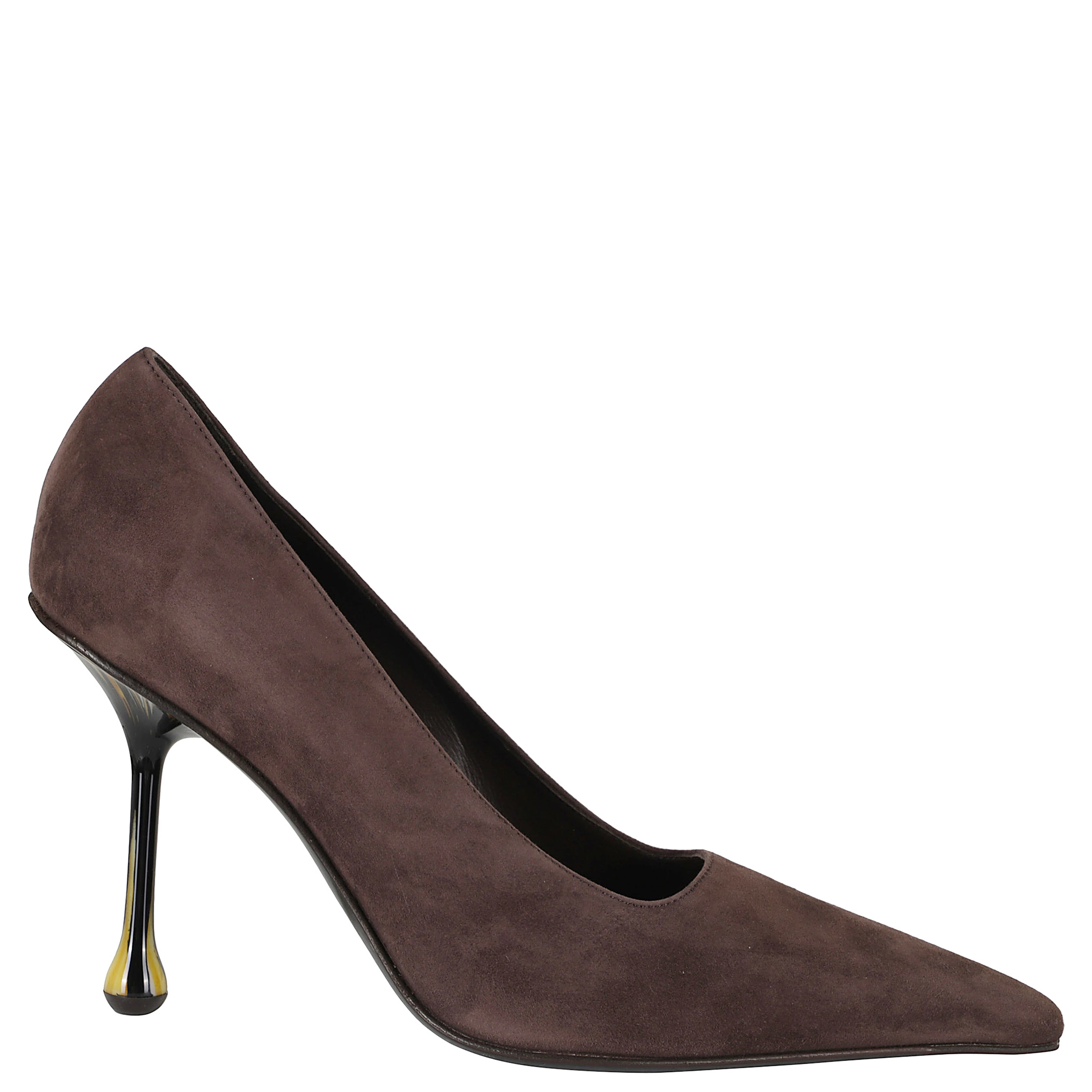 SUEDE W GRAIN HEEL