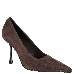 SUEDE W GRAIN HEEL