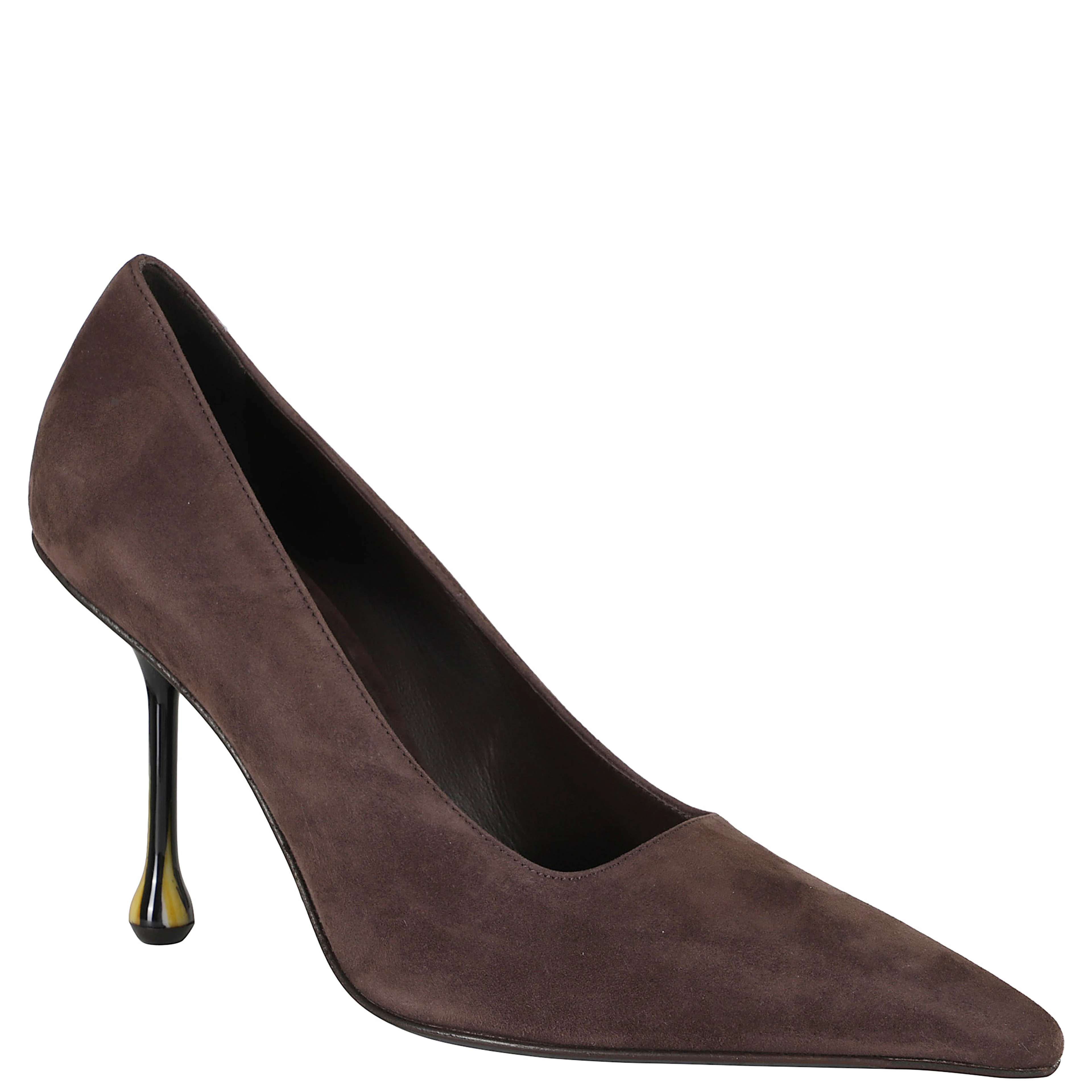 SUEDE W GRAIN HEEL