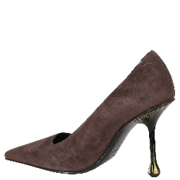 SUEDE W GRAIN HEEL