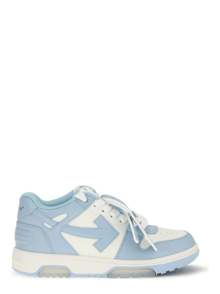 Blue Calf Leather Bos Taurus Sneakers