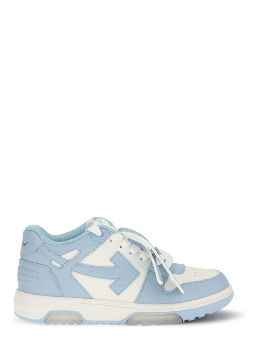 Blue Calf Leather Bos Taurus Sneakers