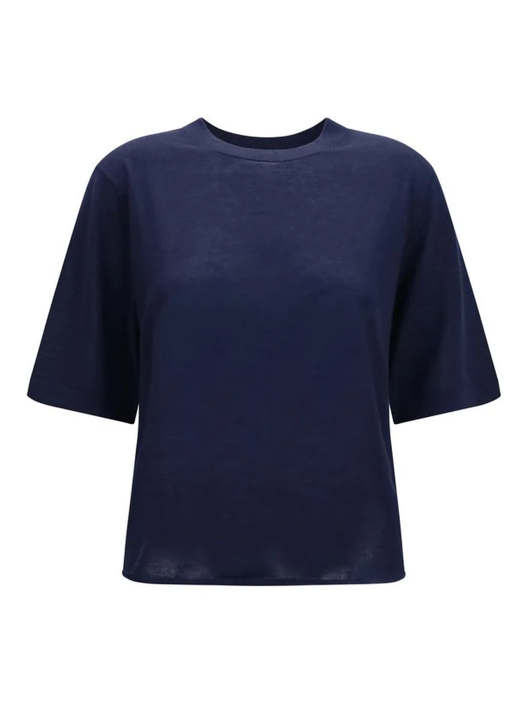 Blue Cashmere T-Shirt