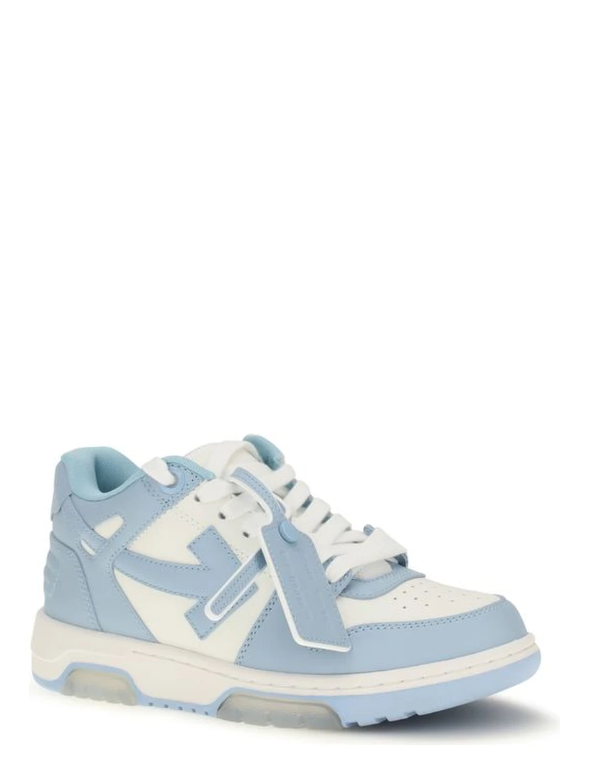 Blue Calf Leather Bos Taurus Sneakers