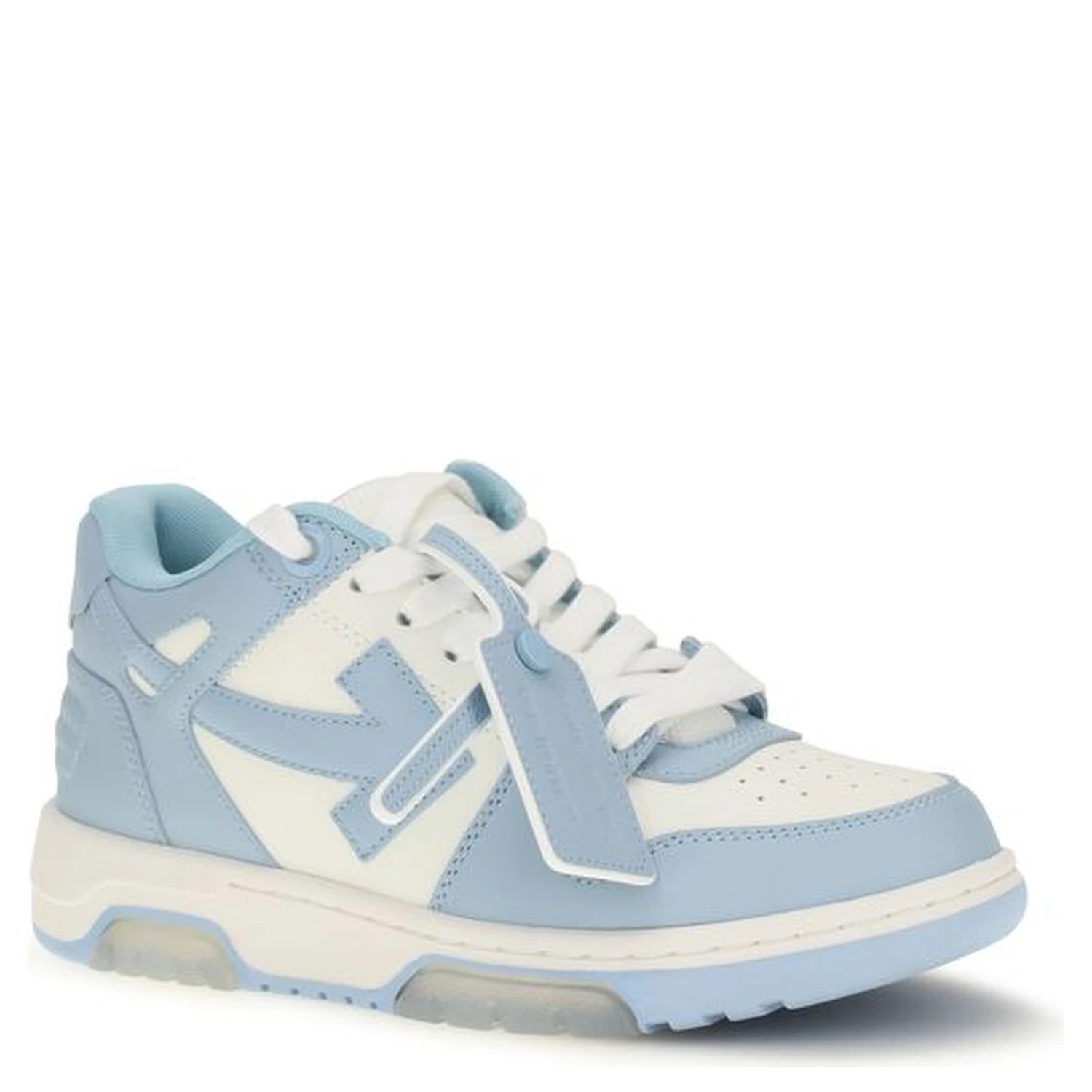Blue Calf Leather Bos Taurus Sneakers