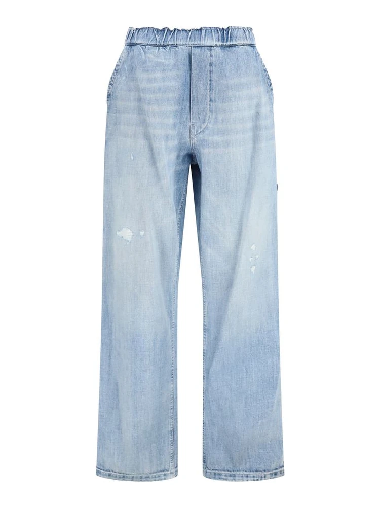 Blue Cotton Jeans Denim