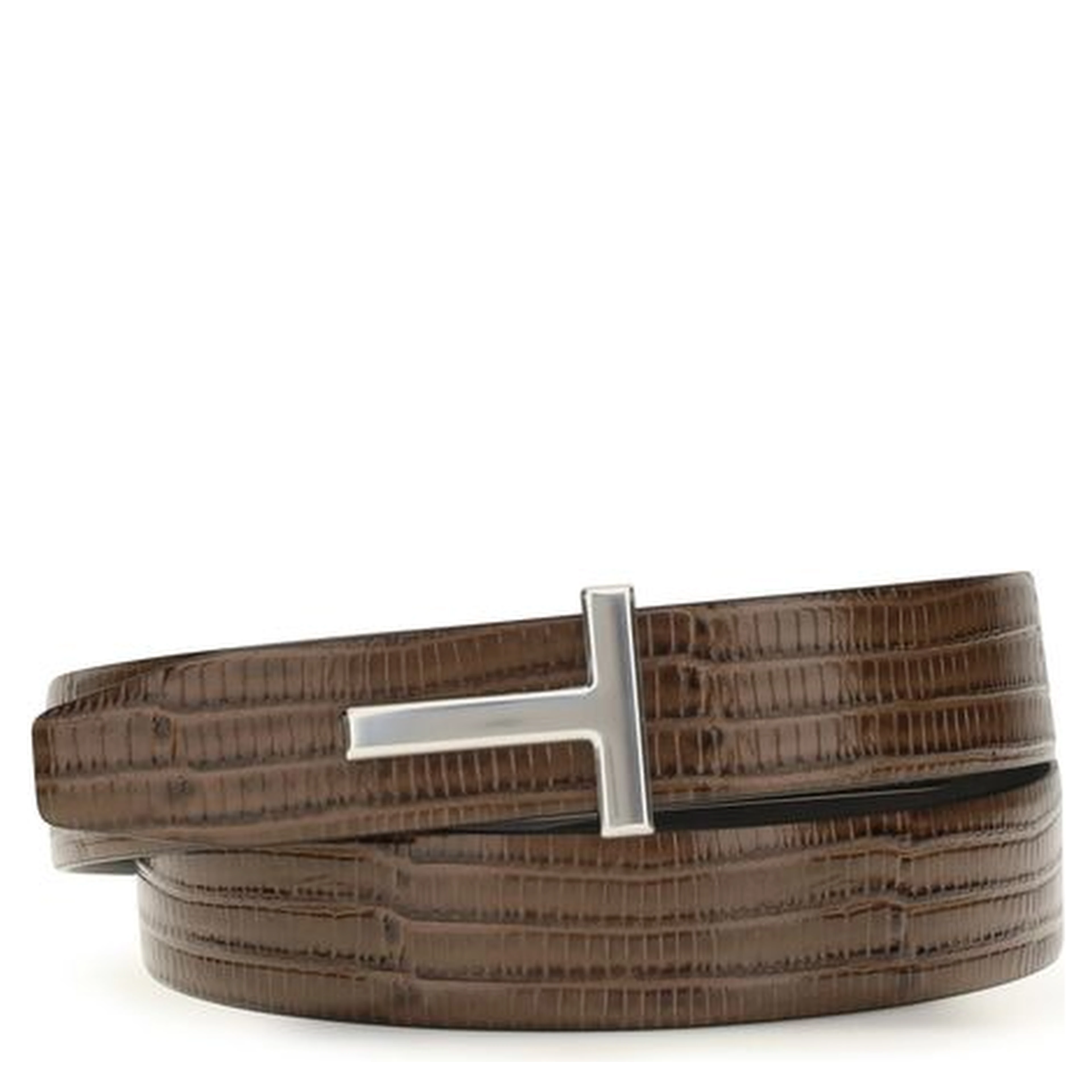 Brown Calf Leather Bos Taurus Belt