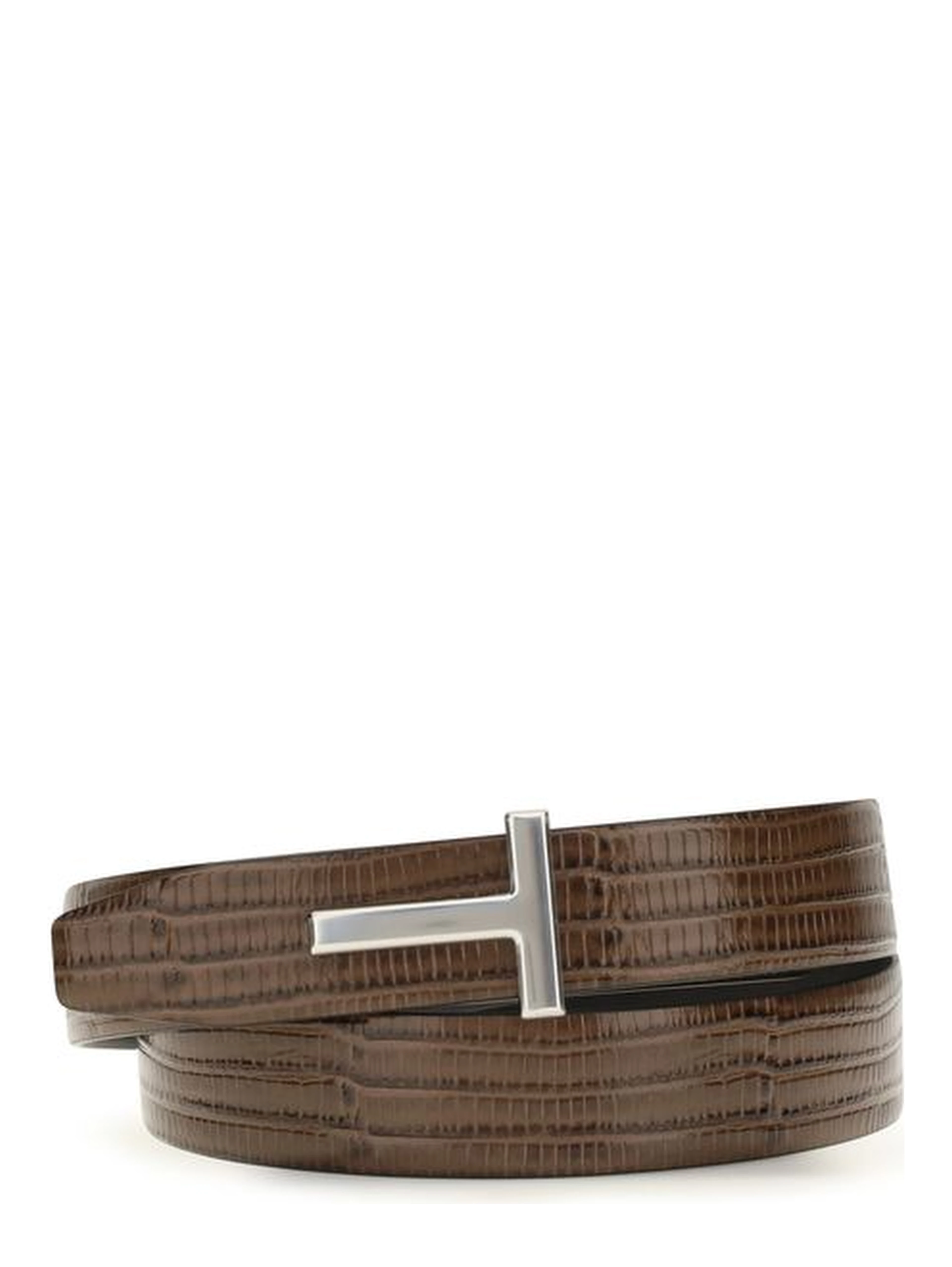 Brown Calf Leather Bos Taurus Belt