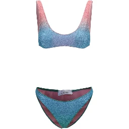 Blue Polyamide Bikini