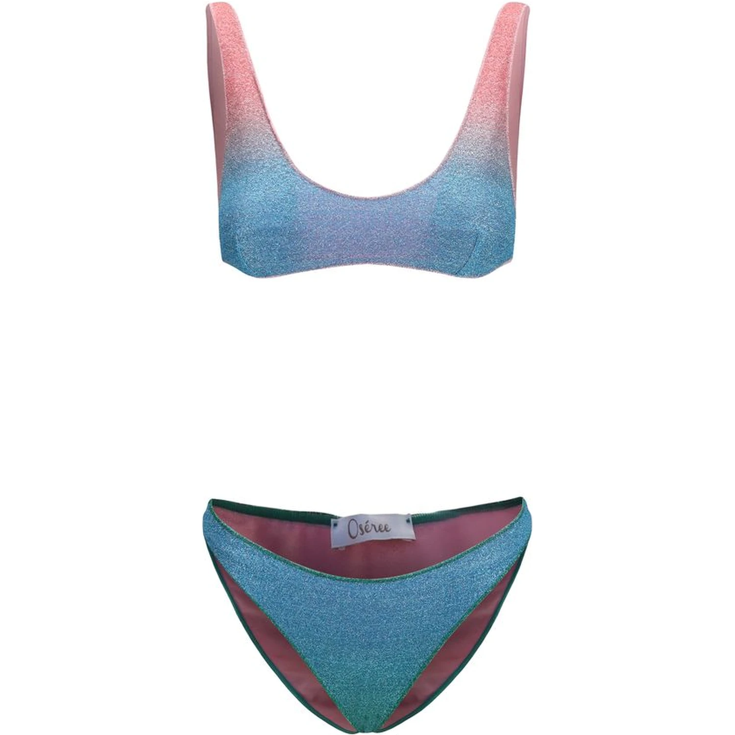 Blue Polyamide Bikini