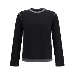 Black Wool Oves Aries Sweatshirt