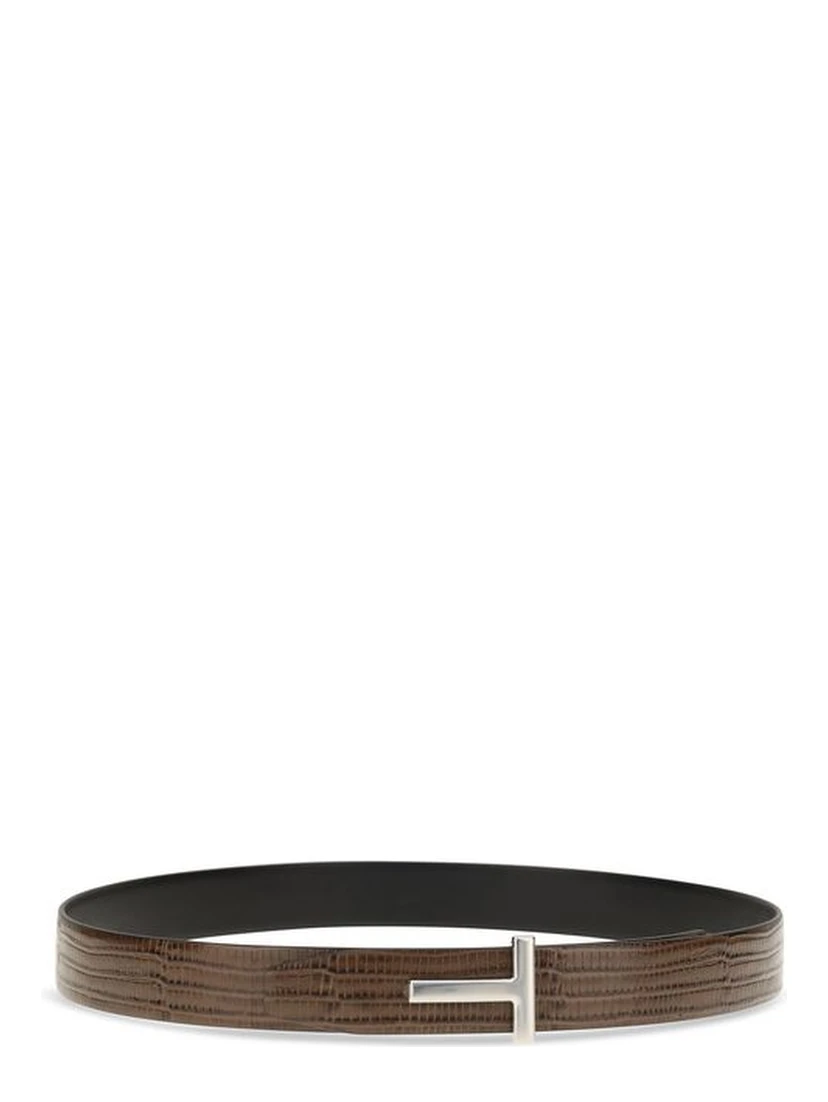 Brown Calf Leather Bos Taurus Belt