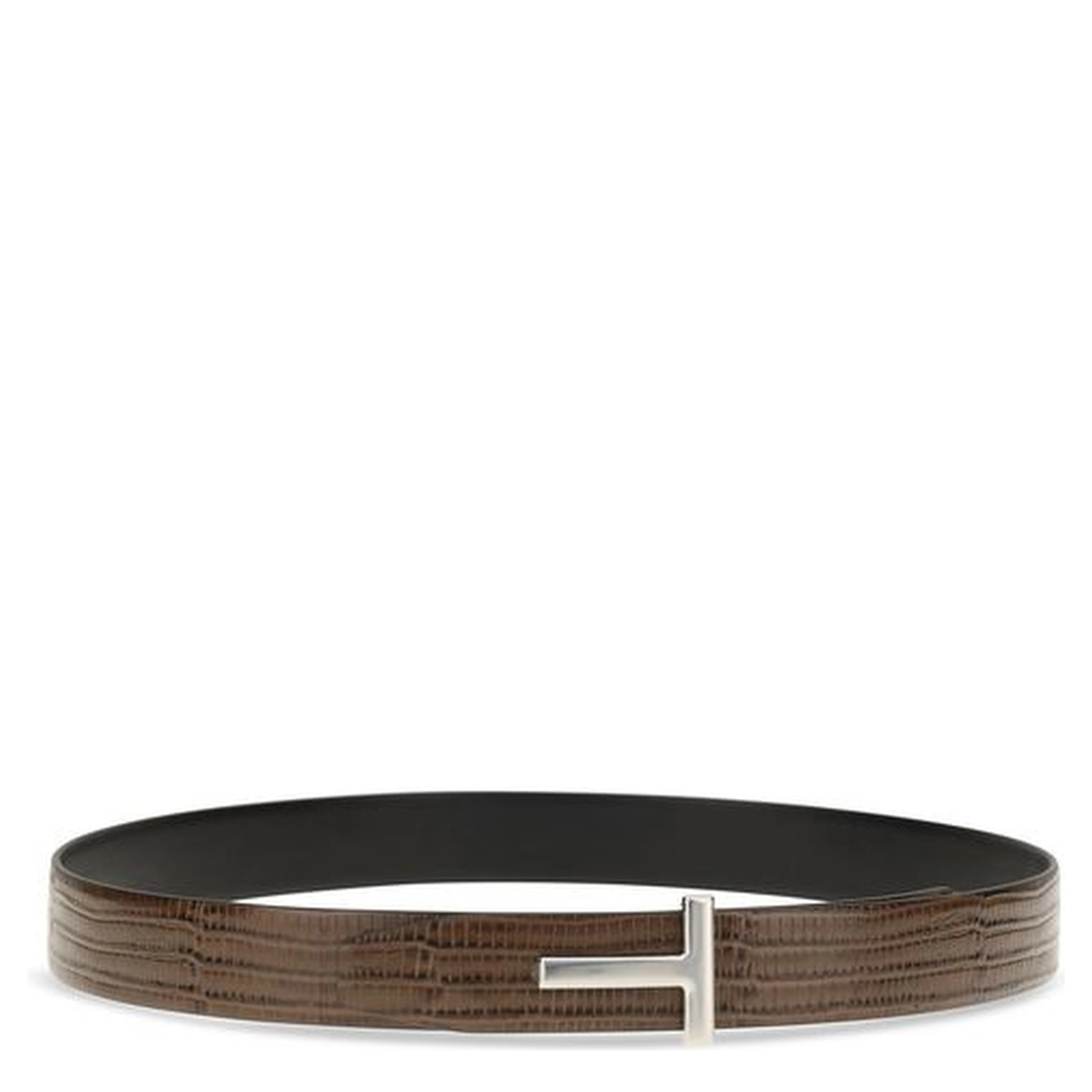 Brown Calf Leather Bos Taurus Belt