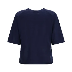 Blue Cashmere T-Shirt