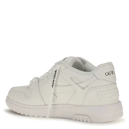 White Calf Leather Bos Taurus Low Top Sneakers