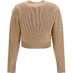 Beige Wool Oves Aries Sweatshirt