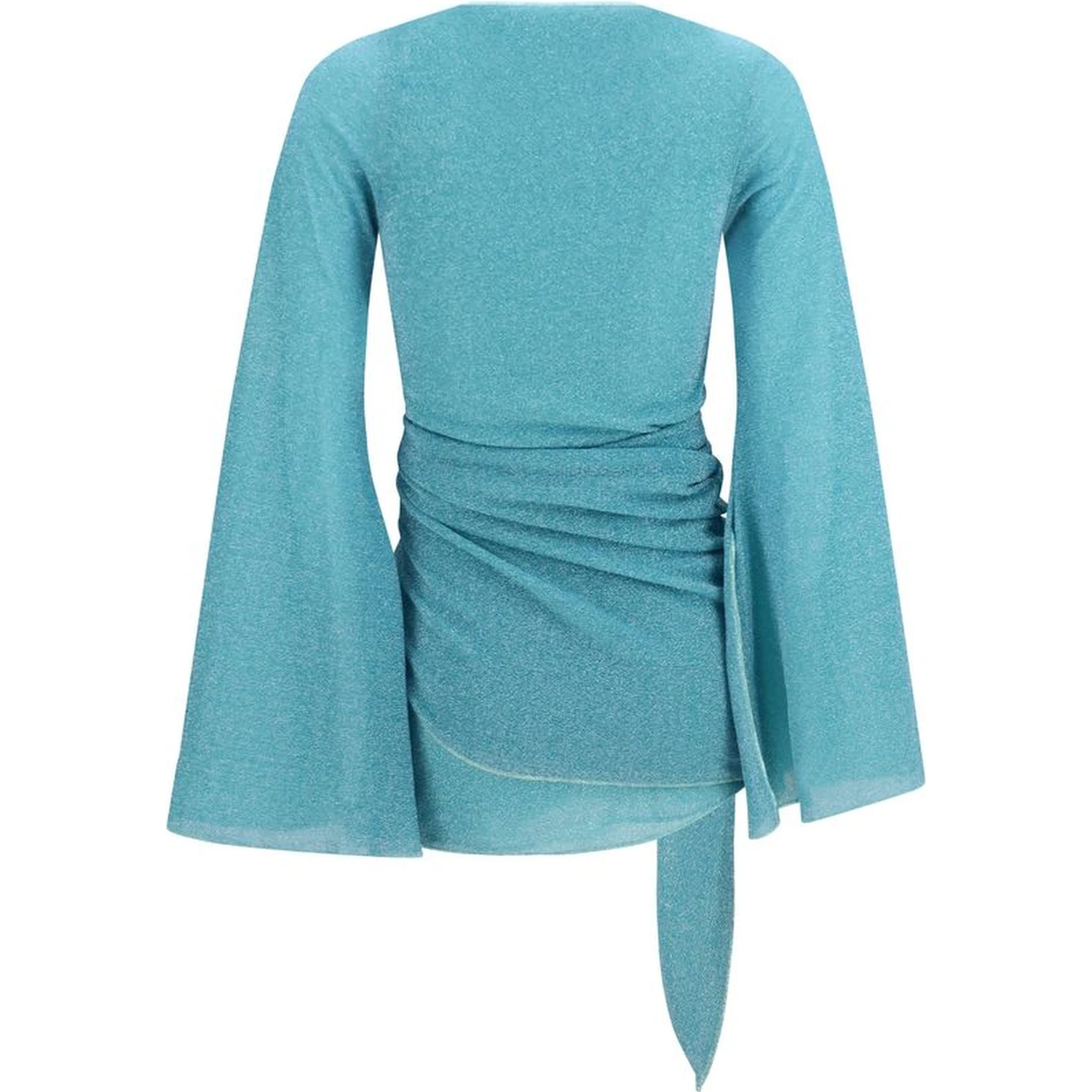 Blue Polyamide Cocktail Dress