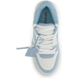 Blue Calf Leather Bos Taurus Sneakers
