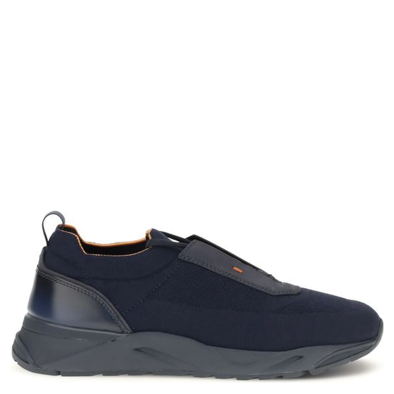 Blue Fabric Athletic Sneakers