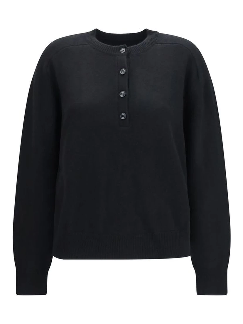 Black Cashmere Sweatshirt