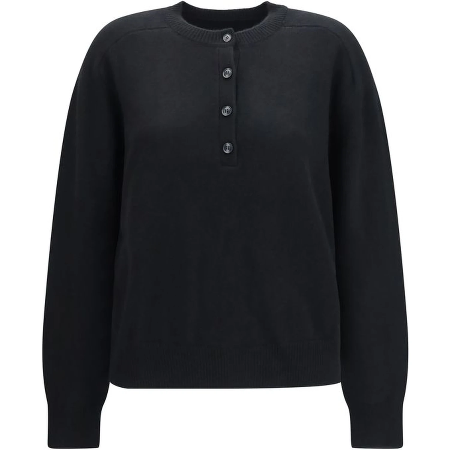 Black Cashmere Sweatshirt