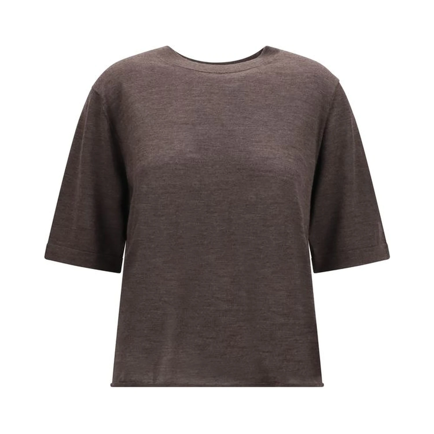 Brown Cashmere T-Shirt