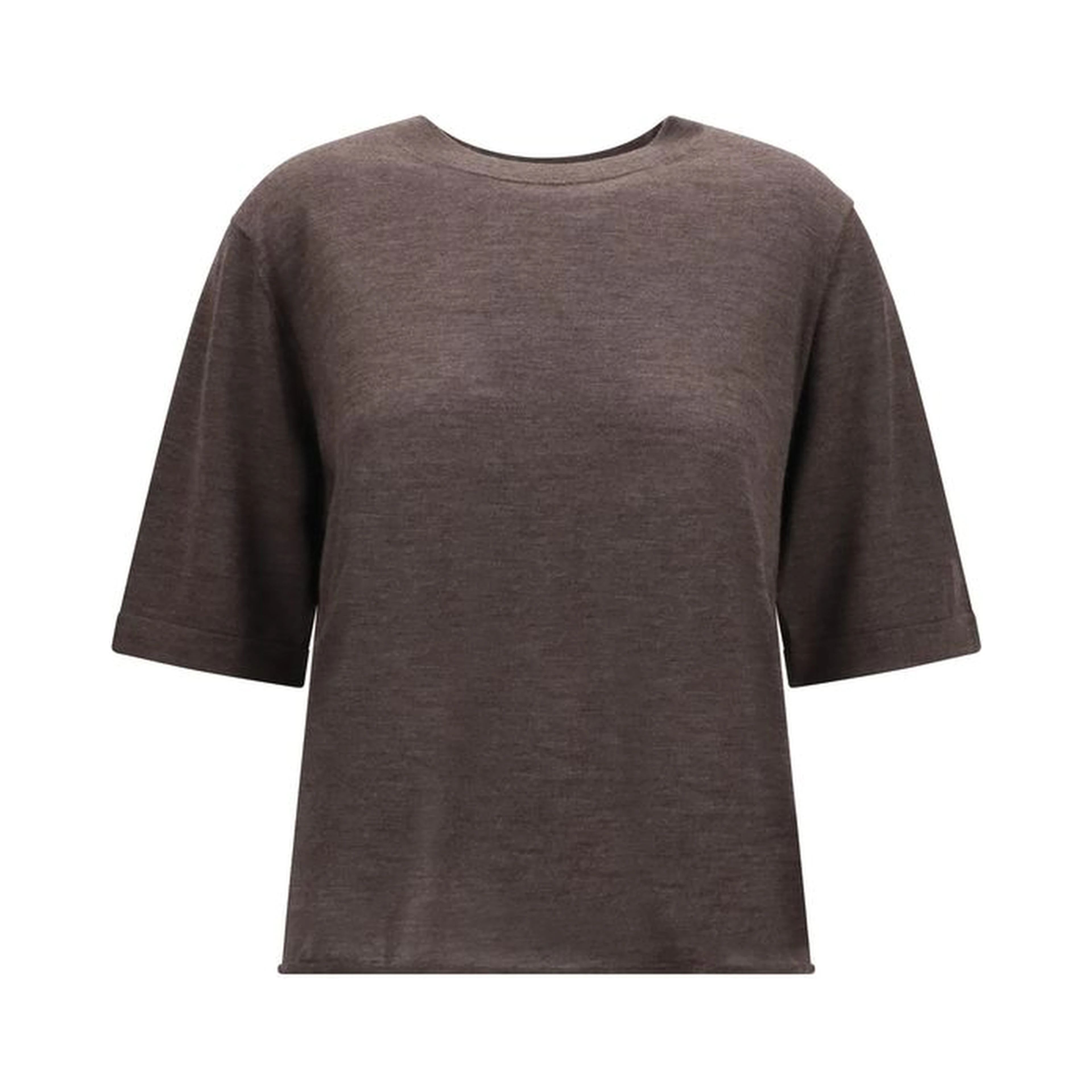Brown Cashmere T-Shirt