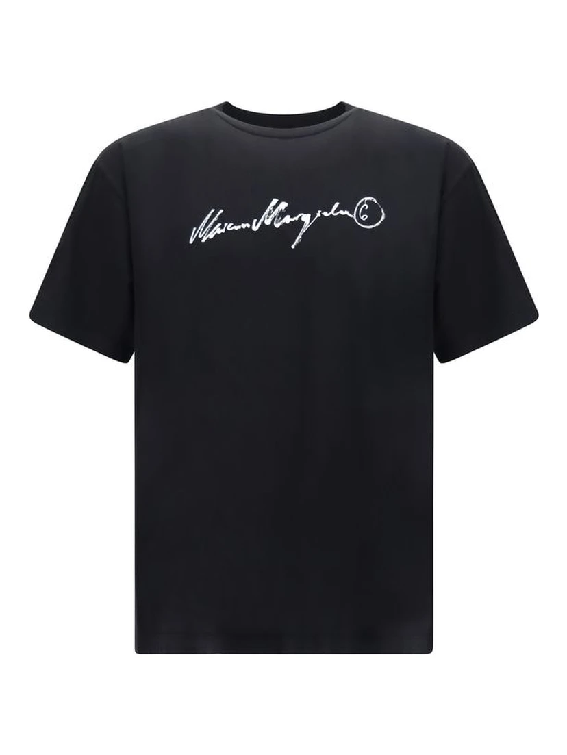 Black Cotton T-Shirt