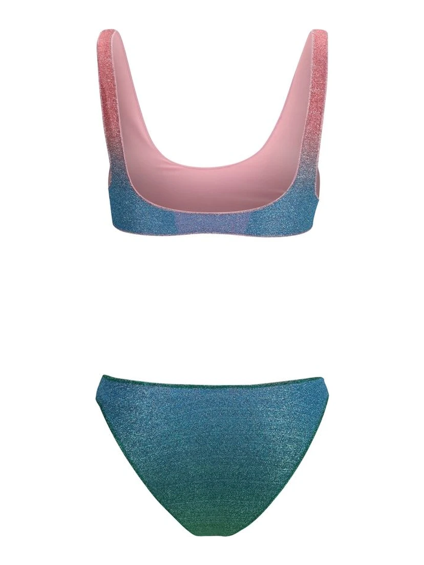 Blue Polyamide Bikini