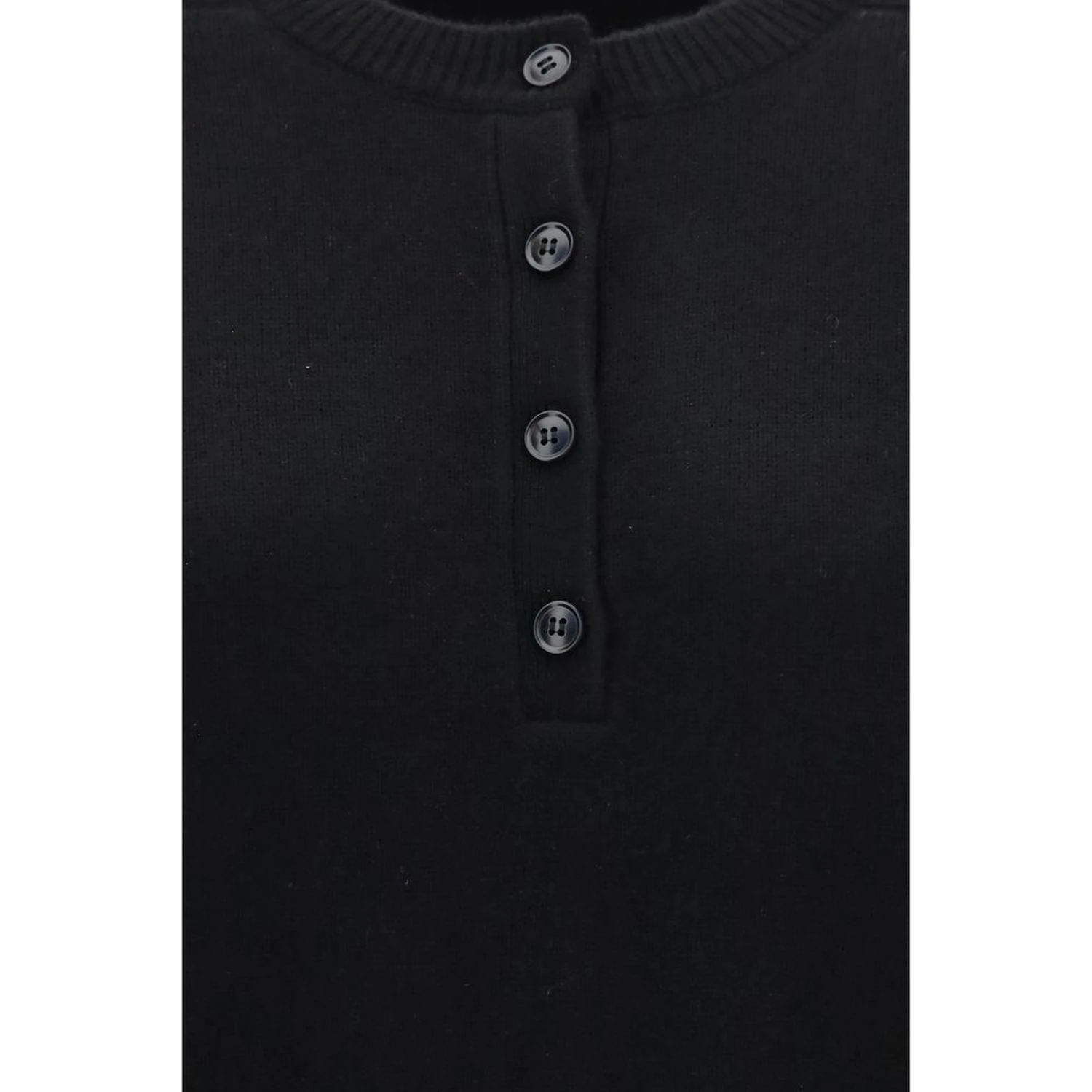 Black Cashmere Sweatshirt