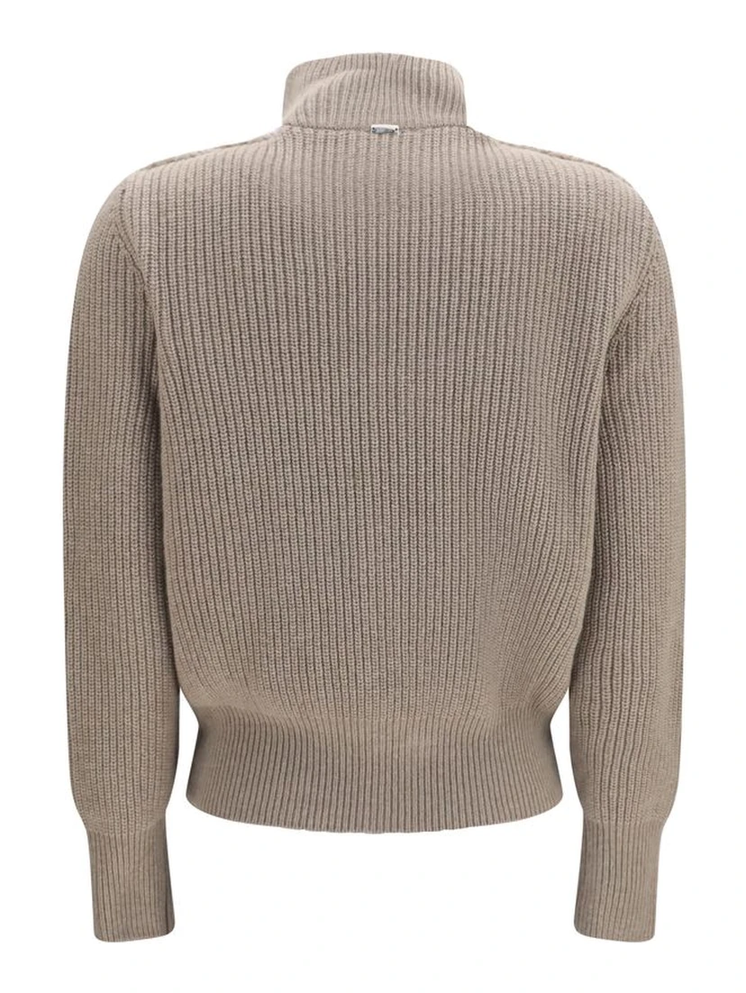 Beige Wool Oves Aries Cardigan