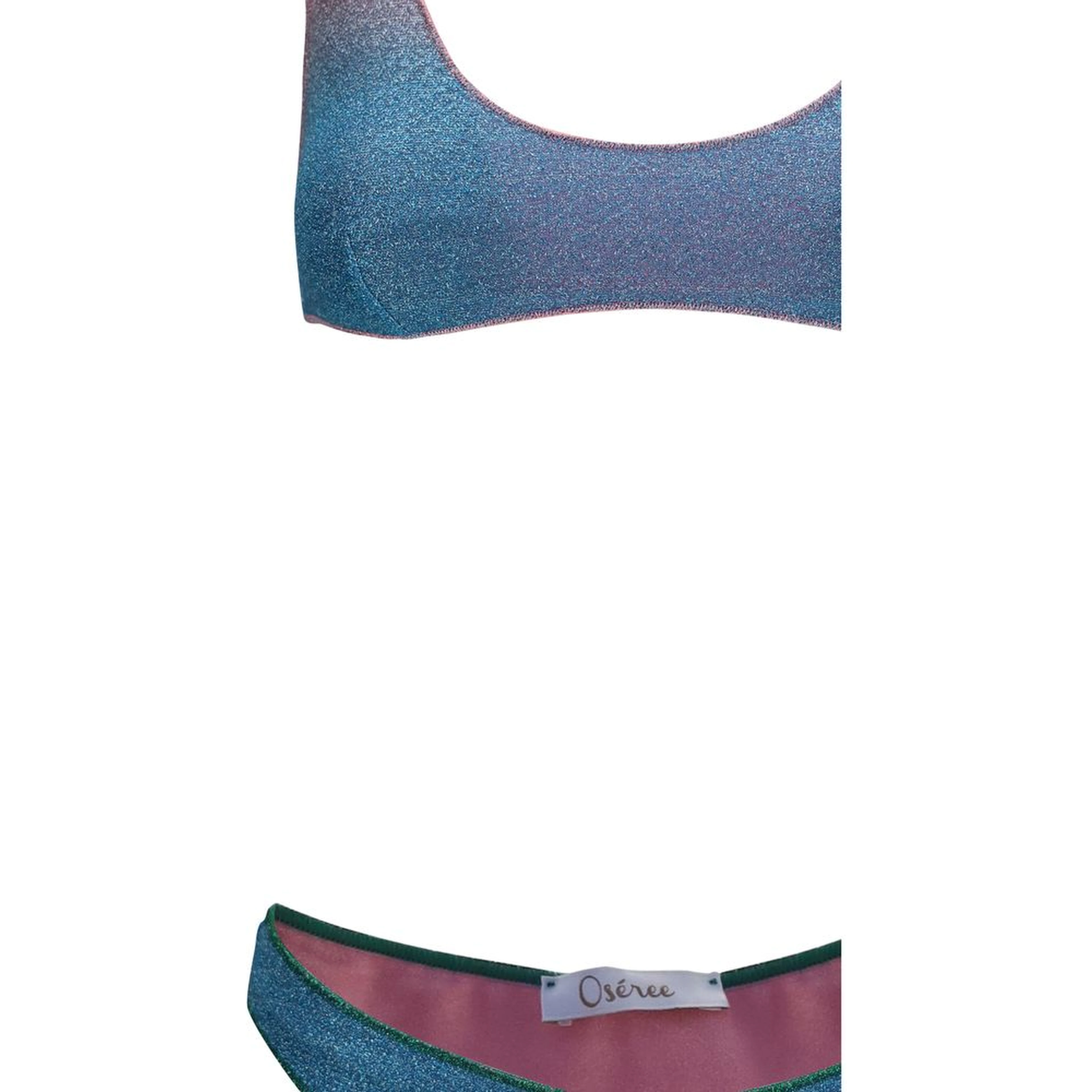 Blue Polyamide Bikini