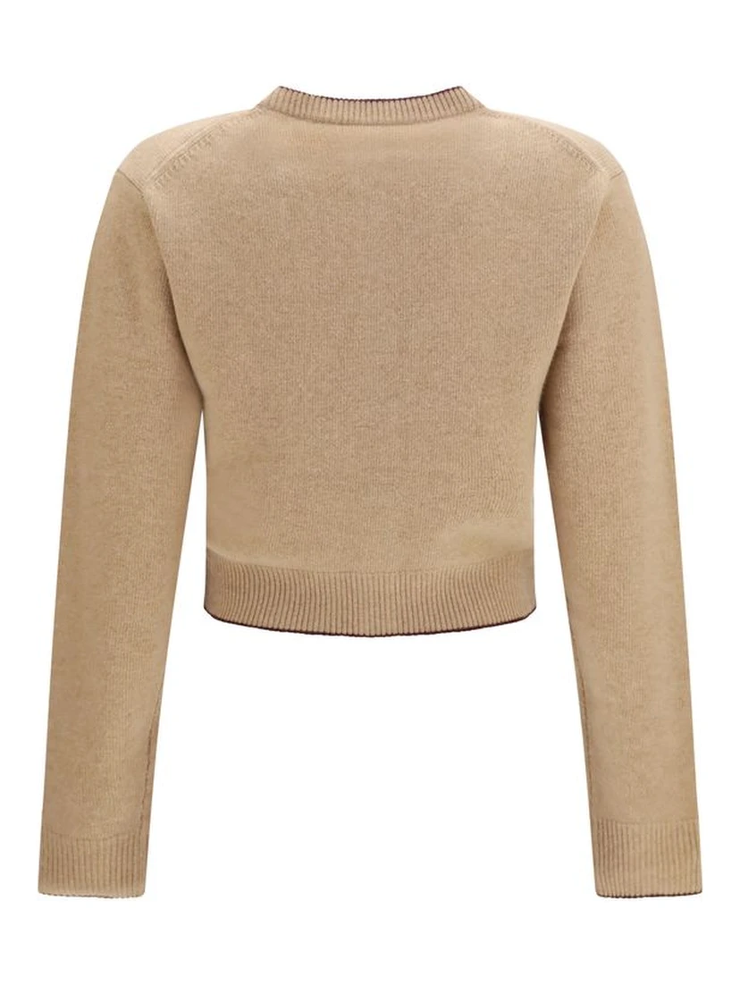 Beige Wool Oves Aries Cardigan