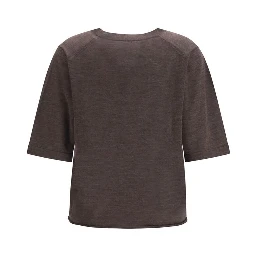 Brown Cashmere T-Shirt