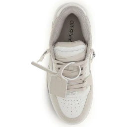 Beige Calf Leather Bos Taurus Low Top Sneakers