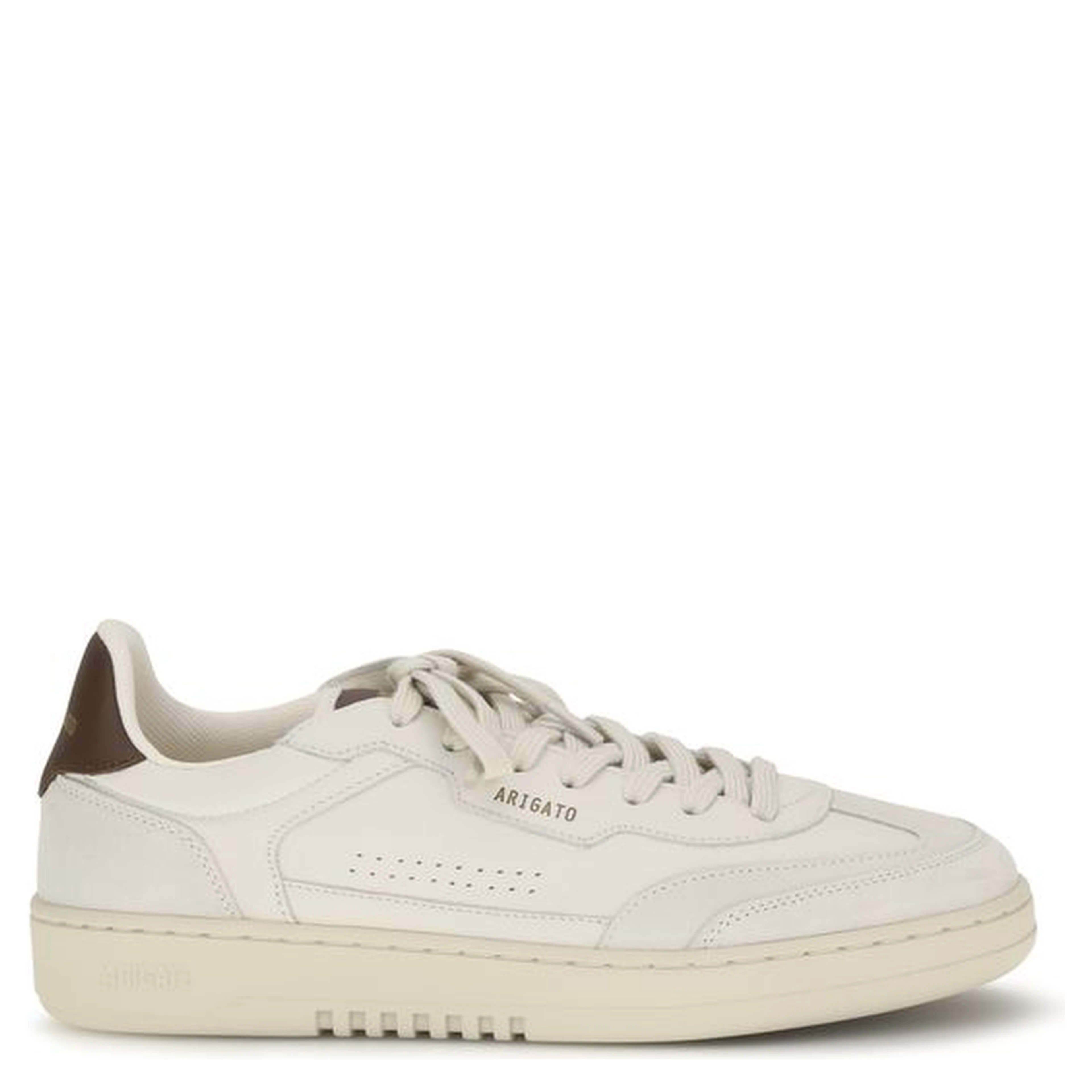 White Calf Leather Bos Taurus Athletic Sneakers