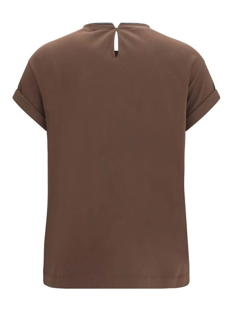 Brown Elastane T-Shirt alternative